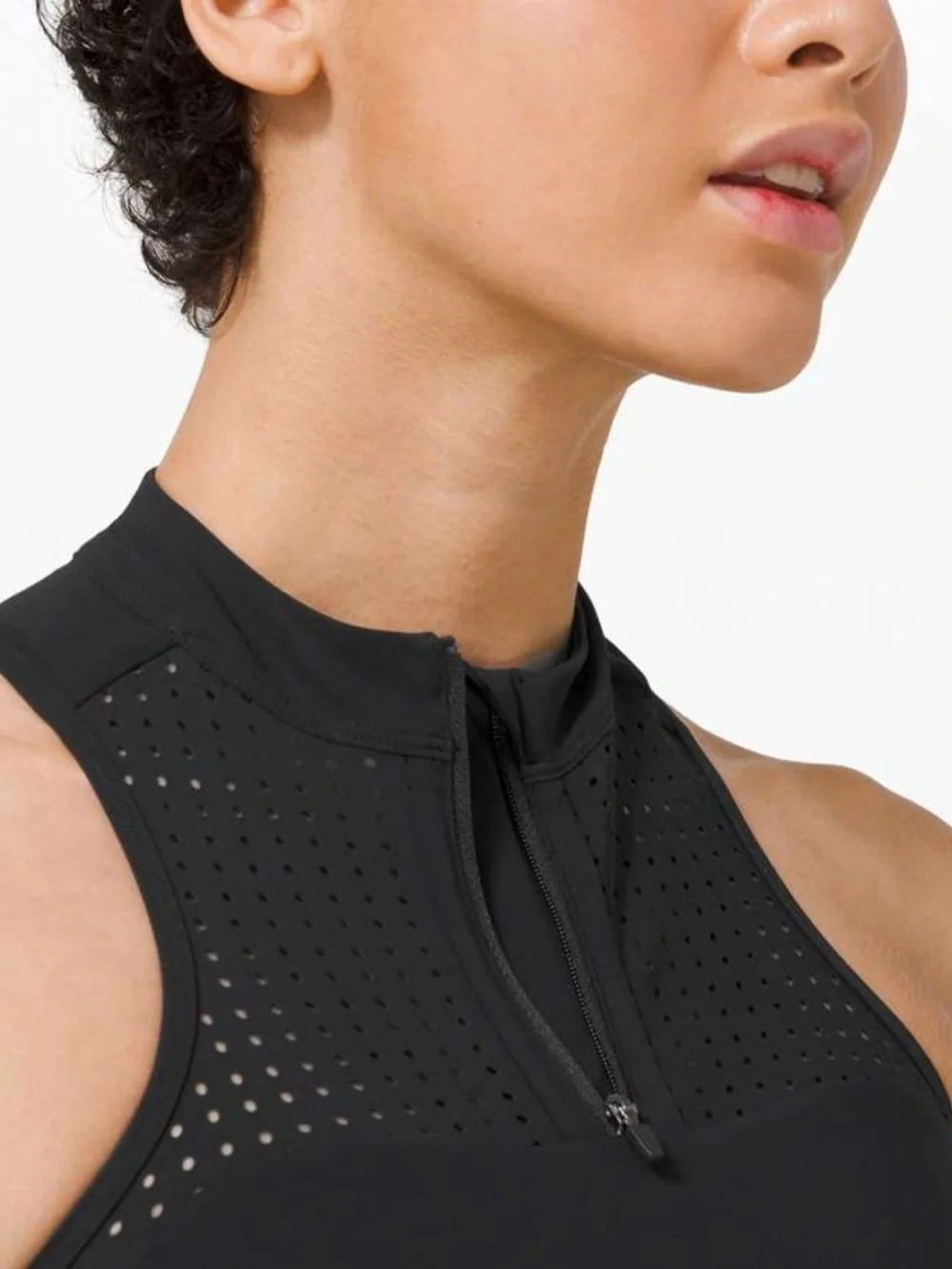 lululemon athletica Black Perforated Racerback Sports Bra✨